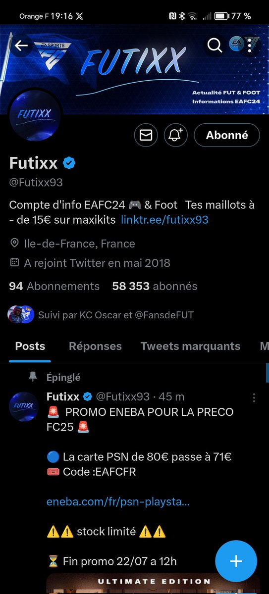 samdekos's tweet photo. @FansdeFUT @Futixx93 Avec de la chance ça passera peut être ! https://t.co/5yz7Xk2vRF