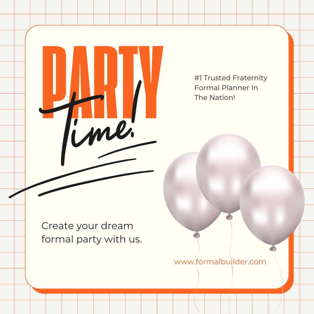 FormalBuilder's tweet image. #1 Trusted Fraternity Formal Planner In The Nation. ✨ 
Start planning your dream Formal with us. DM us for more info.

#EpicParties #FormalMemories #Brotherhood
#FraternityFormals #EventPlanning #CelebrateWithUs #GreekFormals #FormalBuilder