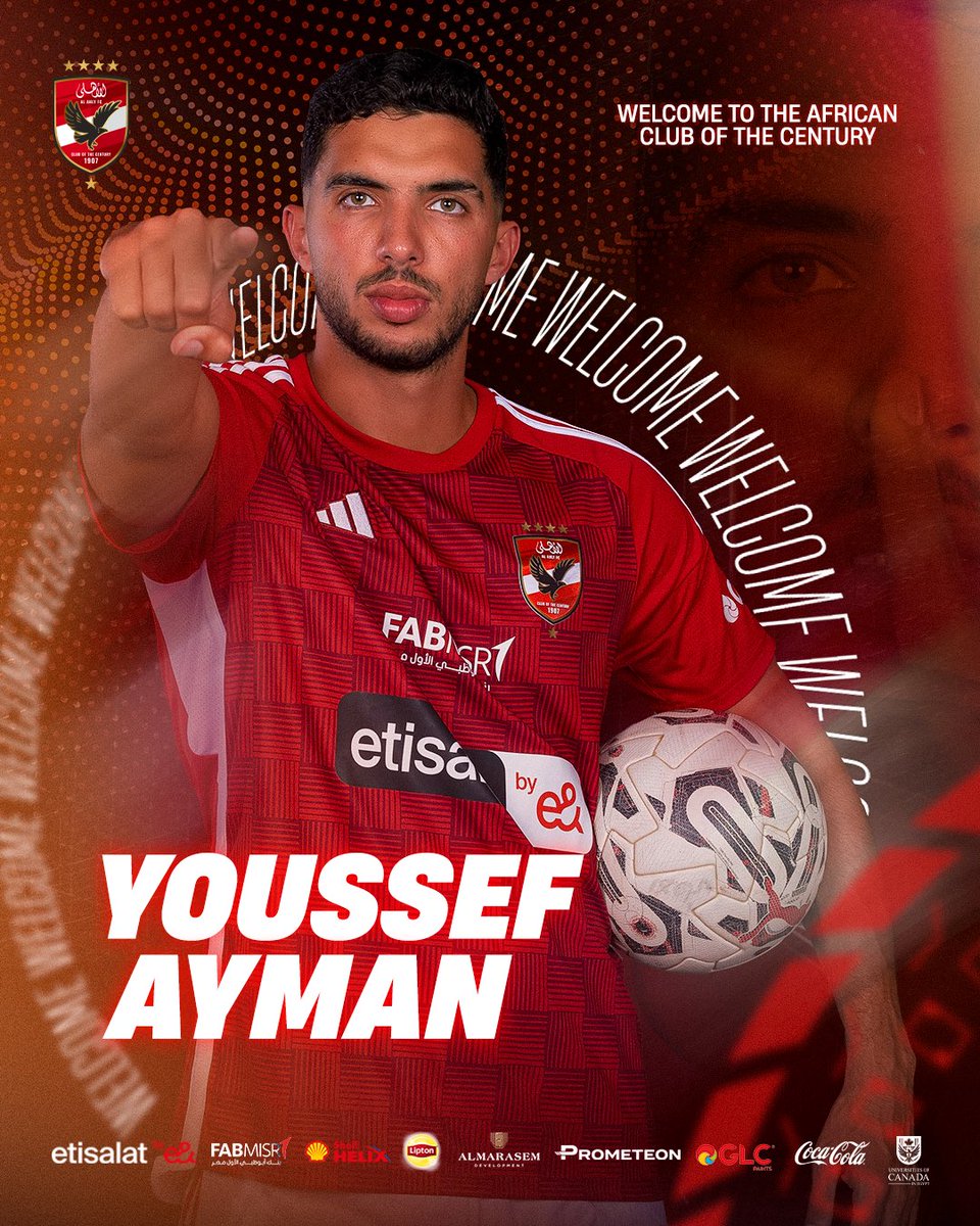AlAhly's tweet photo. 🔴 يوسف أيمن .. مرحبًا بك في نادي القرن ❤️ https://t.co/PaTI8ZxrSJ