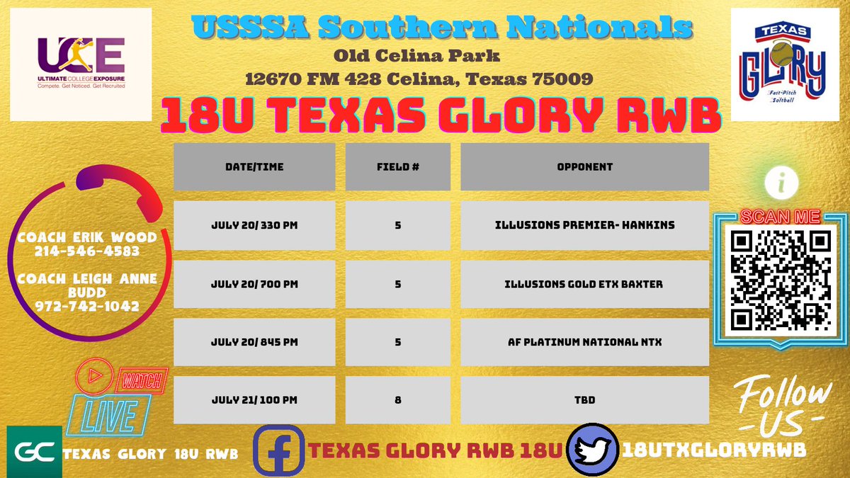 Back on the field this weekend! Come check us out! <a href="/NCAASoftball/">NCAA Softball</a> <a href="/naiasoftball_/">NAIA Softball</a> <a href="/TexasGlory/">Texas Glory</a> #softball #beintentional #workhard #goals