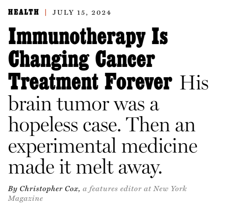 bryan_johnson's tweet photo. Researchers Marcela Maus and Bryan Choi at Mass General achieved a breakthrough in glioblastoma treatment using genetically modified T cells, showing dramatic tumor regression. This  immunotherapy could revolutionize cancer treatment. https://t.co/V6dueIR13h