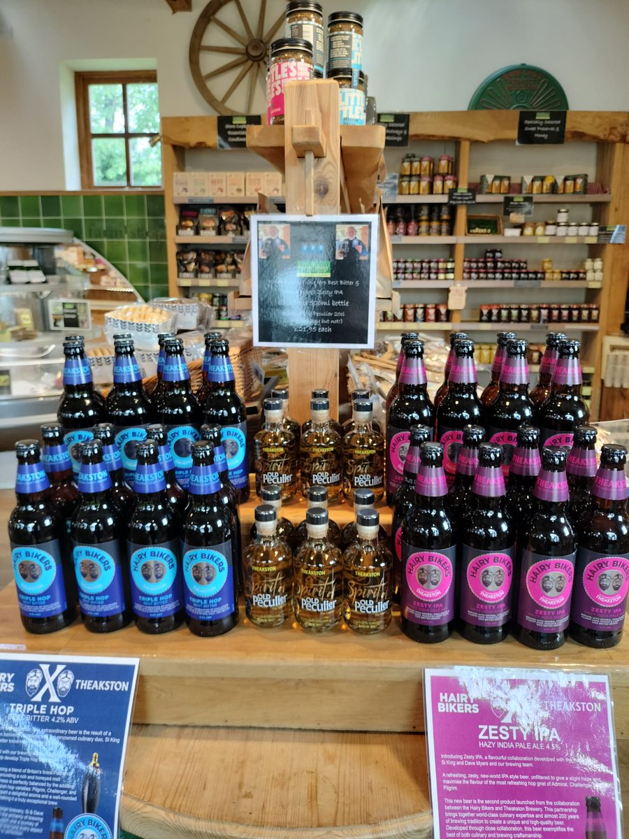 @KnitsleyFarmShop in Consett, County Durham are now stocking our beers😍🍻🍺
A massive thank you to them from all of us at Hairy Bikers HQ x.

#hairybikers #theakstons #theakstonsbrewery #timeforabeer #kingy #fypシ゚ #knitsleyfarmshop