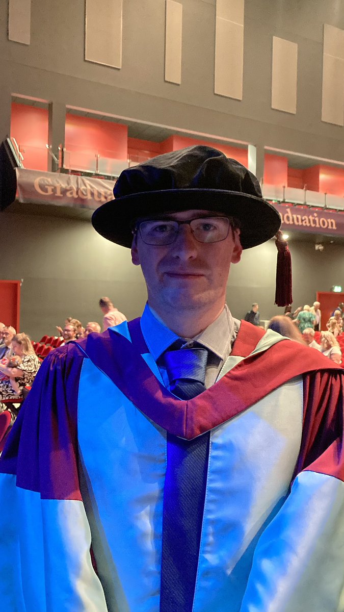 EEIatHull's tweet photo. Congratulations to Dr Josh Johnson on graduating with a PhD in Physical Geography for his thesis titled Receiving basin substrate controls on delta morphodynamics. Josh has been working on our #SuDSlab project, and has a staff scientist position at Aalto University in Finland. https://t.co/1Yp68xH9Pc