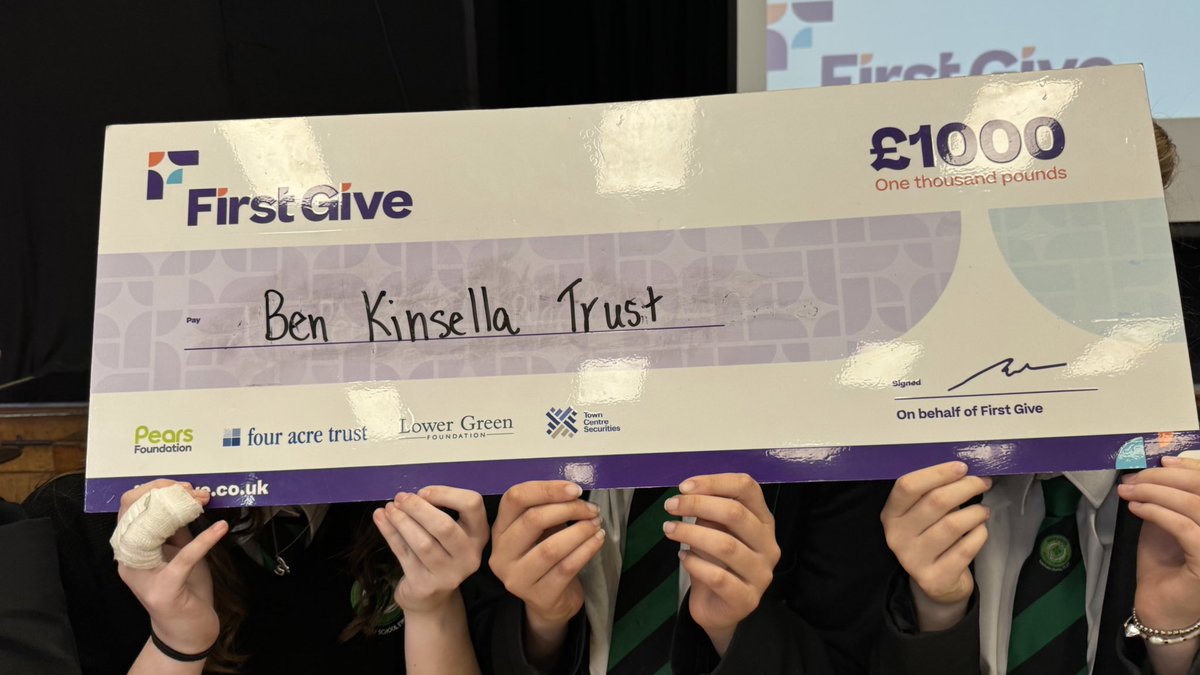 FirstGiveJB's tweet photo. Well done to the Year 9s at Abbs Cross Academy who presented at today’s @FirstGiveUK Final! The winning group’s creativity and passion really came through in their presentation about @kinsellatrust. Thank you to @JPFoundation for supporting #youthsocialaction! https://t.co/h54U7zoAfd