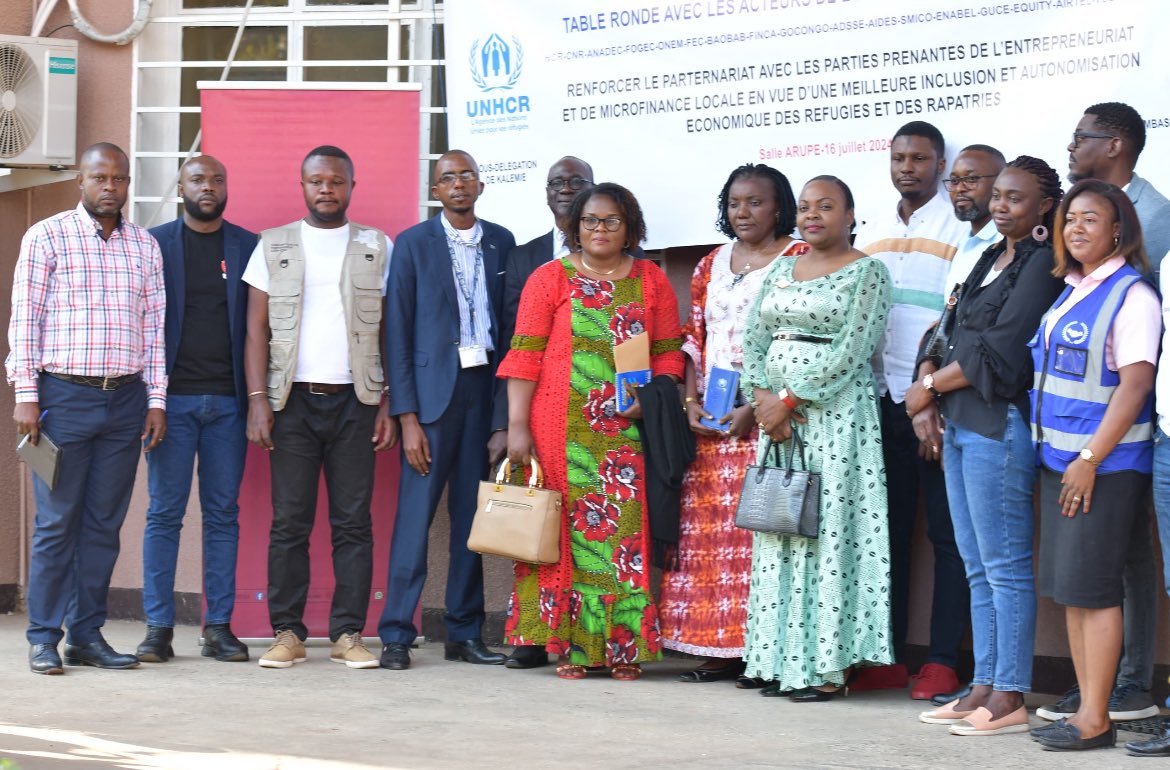 MonniCathie's tweet photo. 📍Lubumbashi🇨🇩,
Mardi 16 juillet, la Sous-delegation du HCR de Kalemie résolument tournée vers une inclusion financière des réfugiés a organisé une Table ronde des Parties Prenantes de l'écosystème entrepreunarial et économique pour des mécanismes de financements et de crédits. https://t.co/aE4OgtLd5U