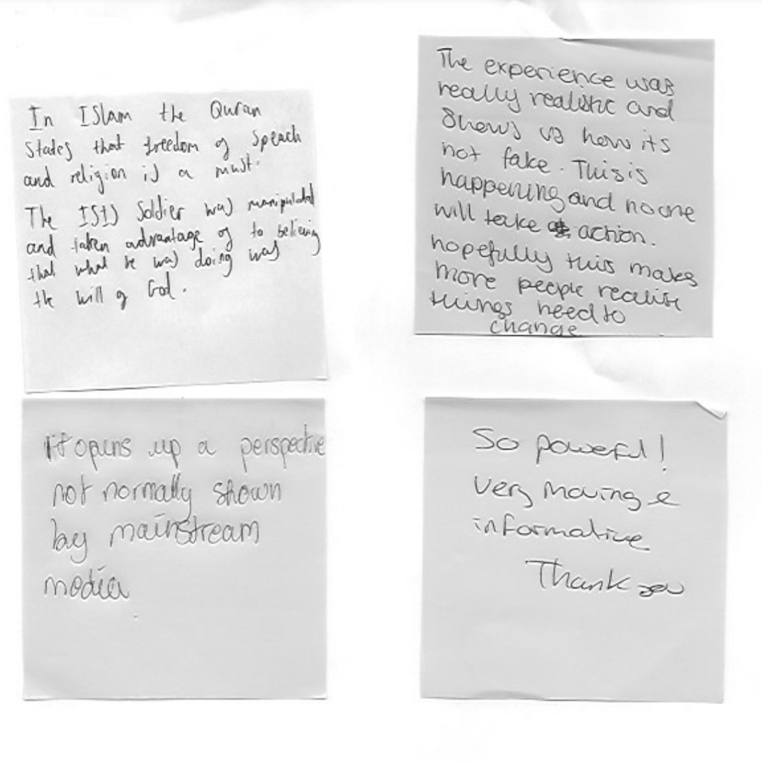 Yesterday, we presented Nobody's Listening VR at Coombe Wood School. It was our first visit to this institution, where we shared the harrowing yet inspiring stories of Yazidi survivors with around 30-40 students and 15 faculty members.

<a href="/YazdaOrg/">Yazda</a>

#YazidiGenocide #Yazidi #Yezidi