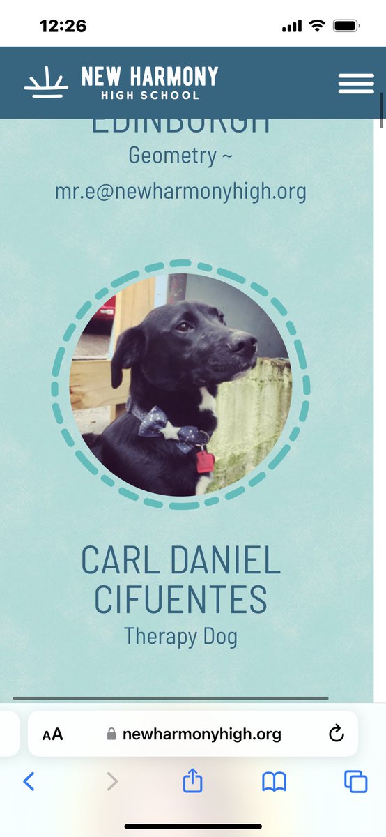 pooroldnerd's tweet photo. @pottersquash New Harmony School has a school therapy dog. It’s Charter school at old Holy Rosary school on Esplanade. https://t.co/6aEF0PaPuY