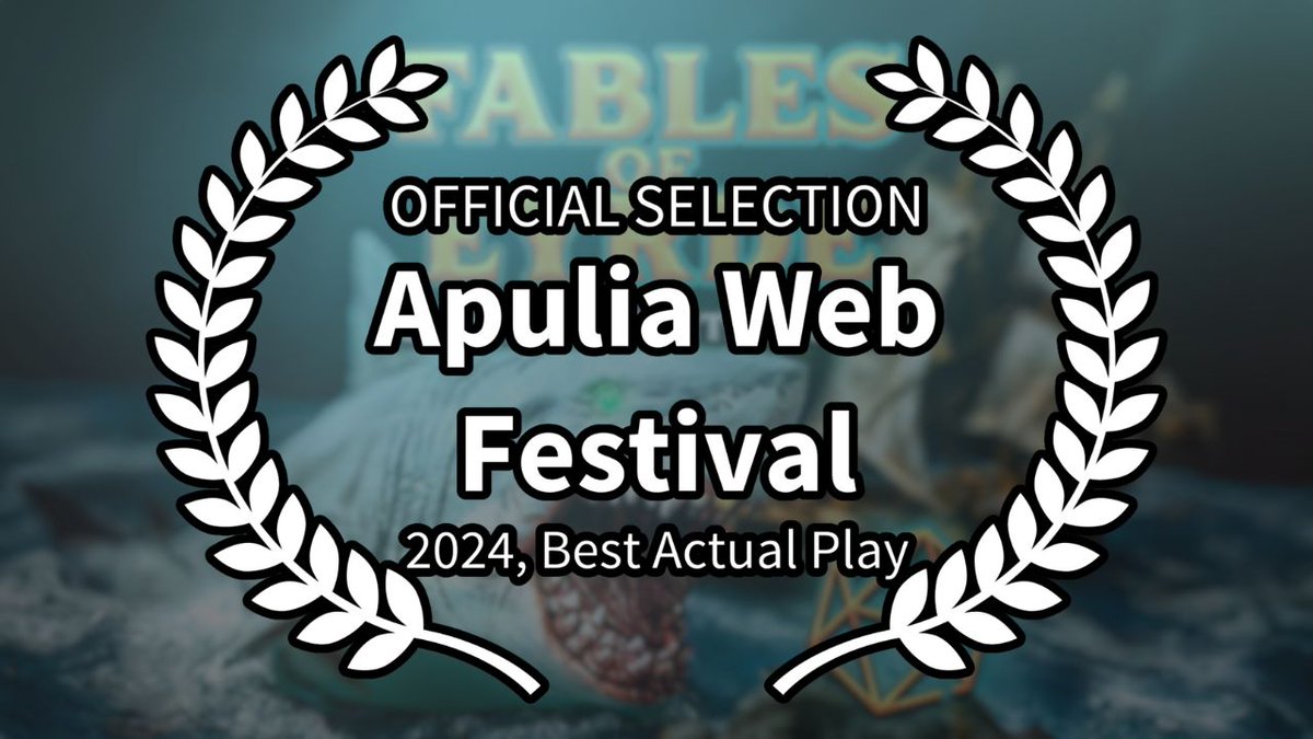 FablesD20's tweet photo. While @thecmikepro works hard behind the scenes on editing our table top shows he’s also been entering our show Curse of Amity Island into some amazing Actual Play film festivals and we have been selected for TWO so far!! 🥳

Thank you so much to @TOWebfest and @WebApulia !! https://t.co/dJTznNf4g8