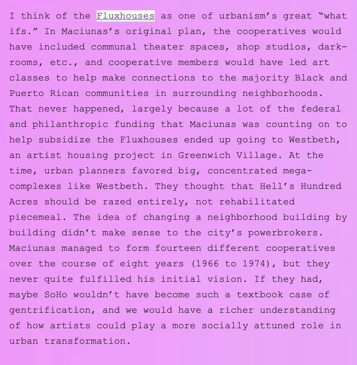 Spoke about “Fluxus Administration” with Molly Surno for her newsletter push projects. shorturl.at/kwgSx