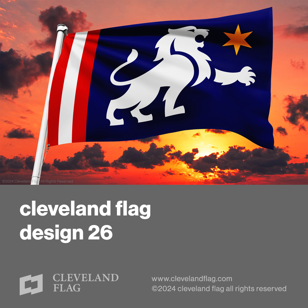 Let's give Cleveland a new flag. Cleveland deserves a flag that shows how great the city is. Learn about this Cleveland flag: clevelandflag.com 

#cleveland #theland #thisiscle #clevelandflag #inthe216 #clevelandohio #inthecle #greatercle