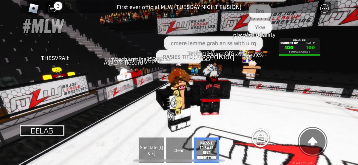 VeeStylesRblx's tweet image. Just another night for the bad guys haha

#ANDFIRST @MLWChairman World Heavyweight Champion.

#TOOSWEET
