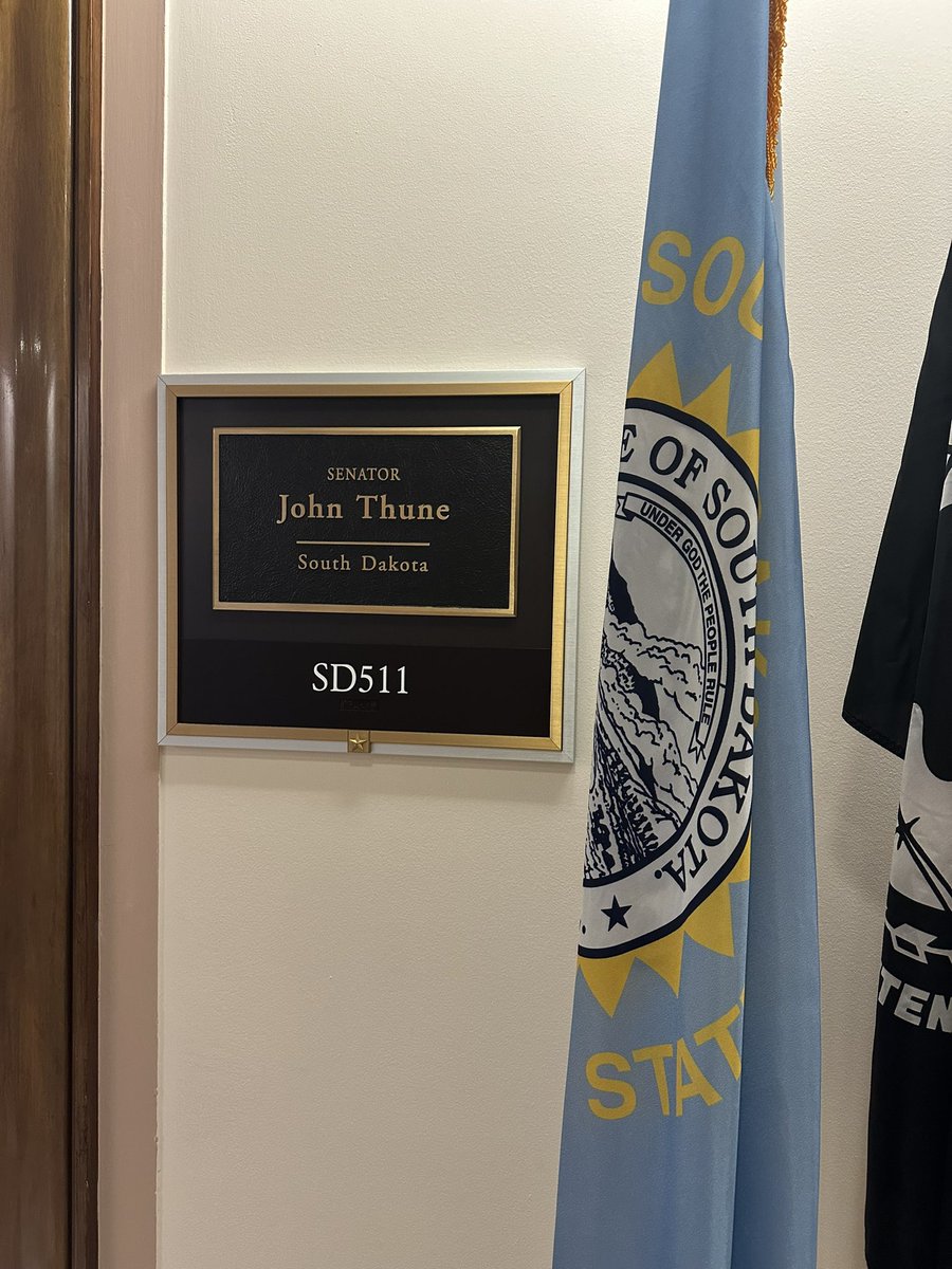 katedomanski's tweet photo. On the Hill advocating for digital safety and other key issues for our children and youth. Thank you @SenJohnThune for making us feel at home! My dad grew up in Sioux Falls and I know South Dakotans are some of the best. Great way to start the day! #PTATakesAction @NationalPTA https://t.co/2s3NqMfnRo