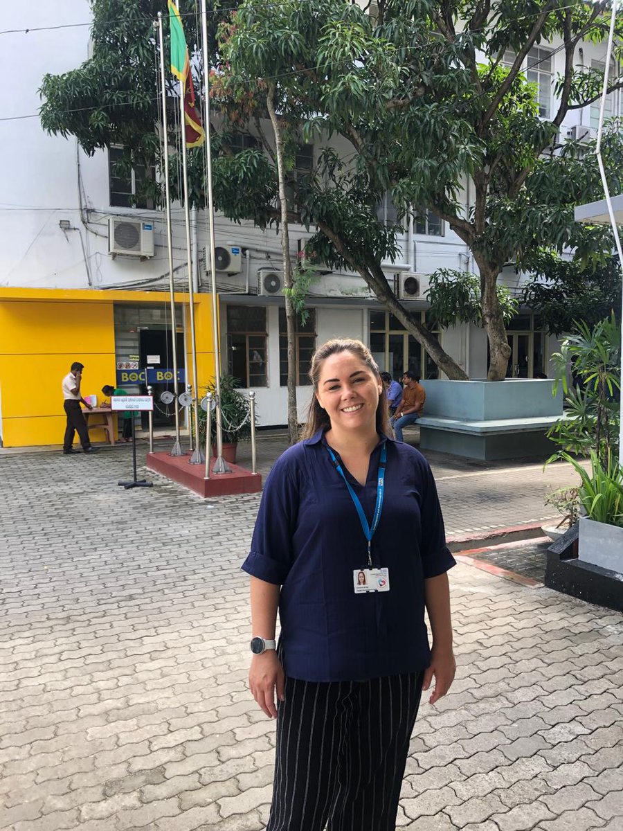 RoseannaBridge's tweet photo. The first week of my placement in Sri Lanka with Samutthana involved a visit to the Ministry of Health, visits to placement sites and cake :) https://t.co/MR3PU9Dqq5