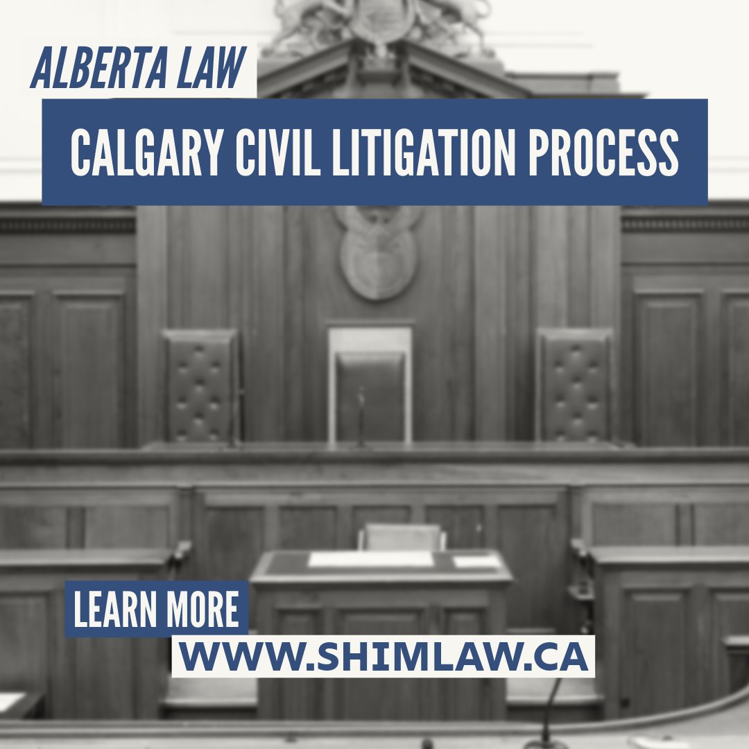 ShimLawYYC's tweet photo. Whether you're dealing with contract disagreements, personal injury claims, or property disputes, understanding the civil litigation process is crucial for anyone seeking justice or resolution through the legal system.

Learn More https://t.co/MYZpUcGoXB

#civillitigation #yyclaw https://t.co/Y7khUkuTJk