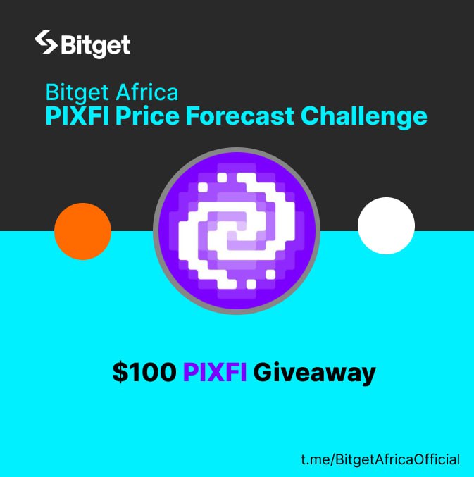 🏆 $PIXFI Price Prediction Challenge 🏆 
→ Guess the price of $PIXFI at  (UTC) and grab a share of $100 in PIXFI tokens! 

⏰ Submission Deadline: July 18, 2024, at  (UTC)  📈 PIXFI Price Result:  UTC

RT &amp; Join now ➡️ t.me/BitgetAfricaOf…