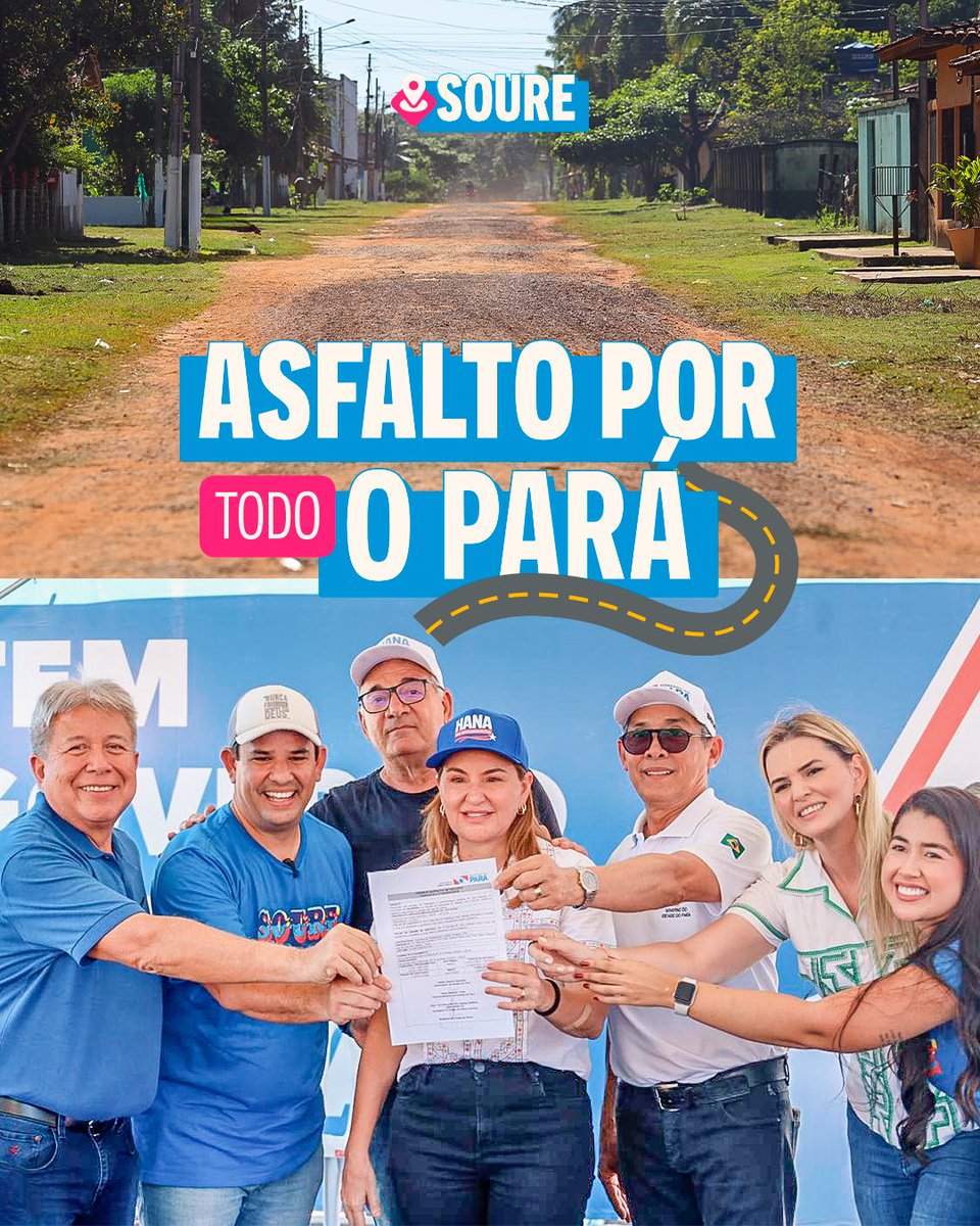 helderbarbalho's tweet photo. O #Marajó com mais mobilidade! A vice-governadora @hana_ghassan esteve em #CachoeiraDoArari e em #Soure para entregar mais #AsfaltoPorTodooPará. Além disso, 224 famílias foram beneficiadas com o programa Sua Casa. #boratrabalhar #caravanadoasfalto https://t.co/3E9EqfSCeY