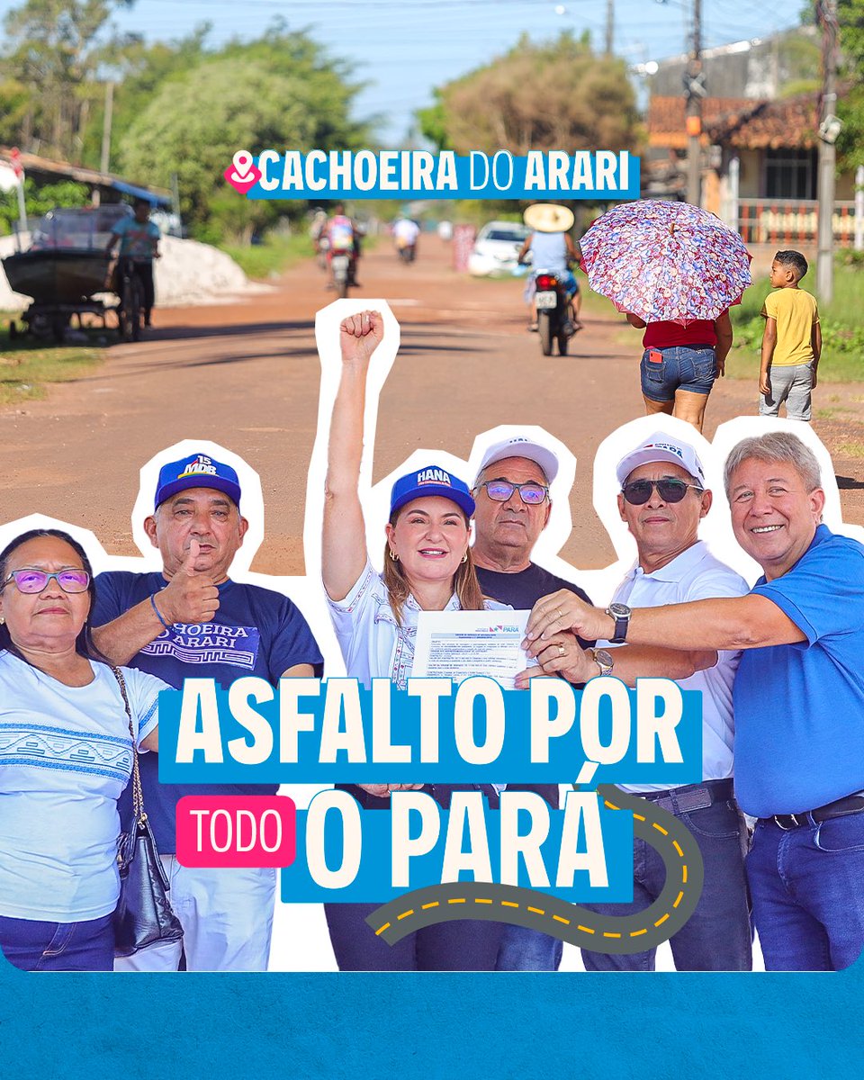 helderbarbalho's tweet photo. O #Marajó com mais mobilidade! A vice-governadora @hana_ghassan esteve em #CachoeiraDoArari e em #Soure para entregar mais #AsfaltoPorTodooPará. Além disso, 224 famílias foram beneficiadas com o programa Sua Casa. #boratrabalhar #caravanadoasfalto https://t.co/3E9EqfSCeY