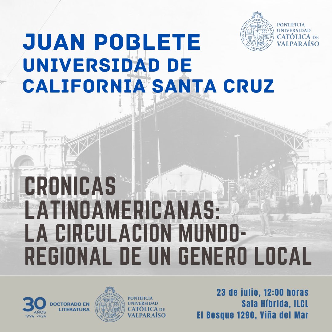 Postgrado Literatura PUCV tweet media