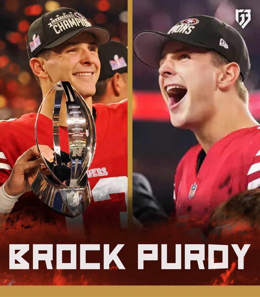Brock Purdy not being on every Top 10 QB list is ABSURD. 

Purdy last year:

-1st in QBR, Passer Rating, Yards per attempt
-2nd in Completion %
-3rd in Pass TDs 
-5th in Pass Yards

Purdy is 24-7 as a starter w/ 4 Playoff Wins

MOST TOP QBS HAVE AMAZING SKILL TALENT AROUND THEM