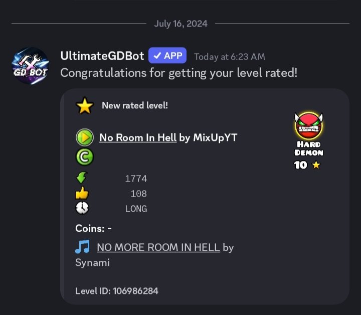 Featured Medium Demon at 16/06/24. Thanks to Snoweye &amp; Infra for Sending!