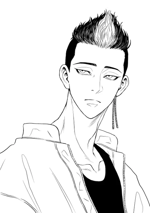 Sannoさんとモシモシしながら久しぶりの🔨 推しを描くと元気になれる✨ 良いリハビリになりました😊💕