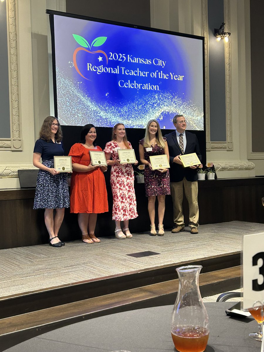 RQSCAO's tweet image. Congrats to Lauren Hurst-RHS Spanish teacher for her selection as a 2025 Regional Teacher of the Year!  Lauren, along with four other KC metro colleagues, were honored this afternoon at a ceremony at Union Station.  We are so proud of you Lauren!  @RaytownSchools @RaytownHigh
