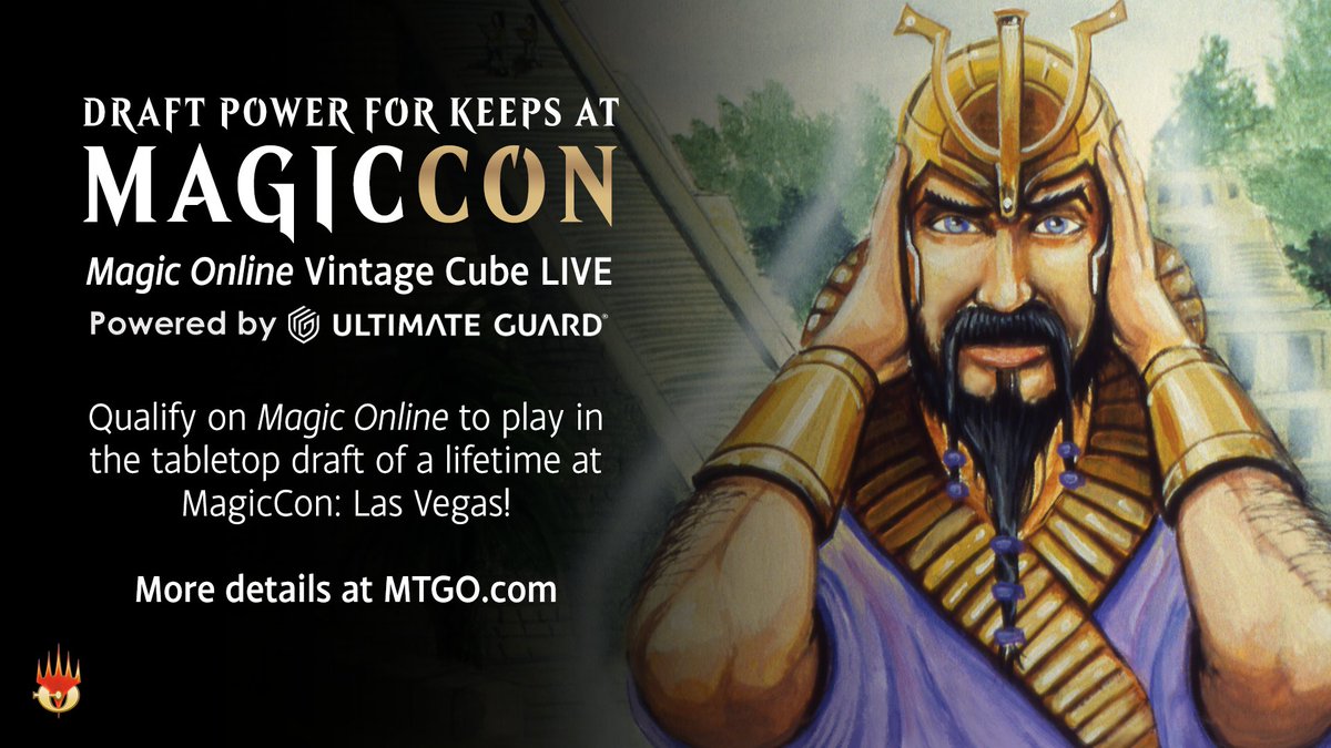 Ultimate Guard (@ultimateguard) on Twitter photo Play with and keep the original POWER 9️⃣
We teamed up with <a href="/MagicOnline/">Magic Online</a> for an event extraordinaire.✨
Qualify via MTGO to win a trip to #MCVegas and a seat at the final table of Magic Online Vintage Cube LIVE - Powered by Ultimate Guard. Stay tuned 👀
▶️ign.com/articles/magic… Play with and keep the original POWER 9️⃣
We teamed up with <a href="/MagicOnline/">Magic Online</a> for an event extraordinaire.✨
Qualify via MTGO to win a trip to #MCVegas and a seat at the final table of Magic Online Vintage Cube LIVE - Powered by Ultimate Guard. Stay tuned 👀
▶️ign.com/articles/magic…