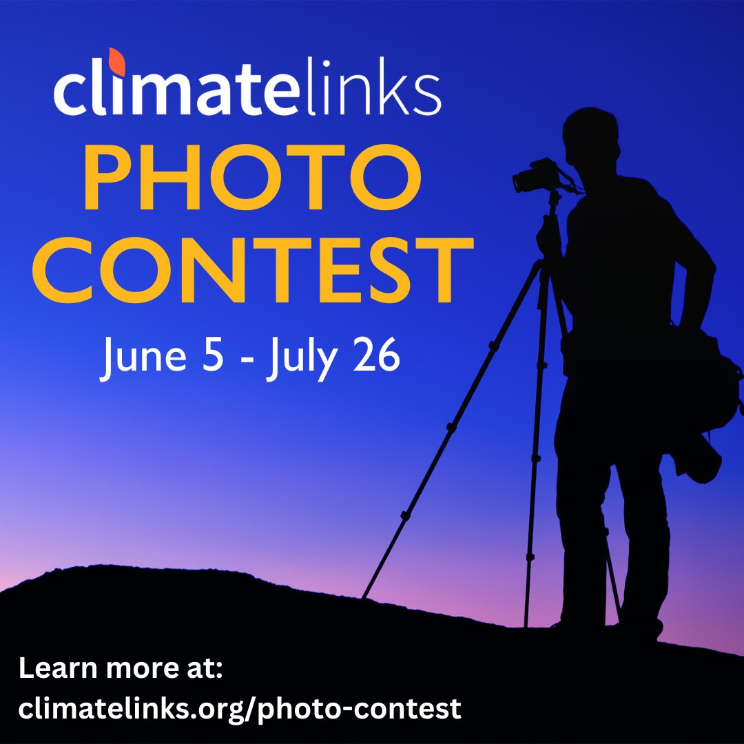 climatelinks's tweet photo. 🚨 ATTENTION 🚨 The #ClimatelinksPhotoContest deadline has been extended. We’re looking for photos that illustrate the intersection of climate change with other development sectors like #ClimateFinance, health, and humanitarian assistance. Enter today: https://t.co/8UCj8zgBC9 https://t.co/kUjVwBtIqT