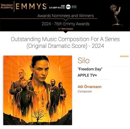 Beyond thrilled to be nominated for an <a href="/TheEmmys/">The Emmys</a>