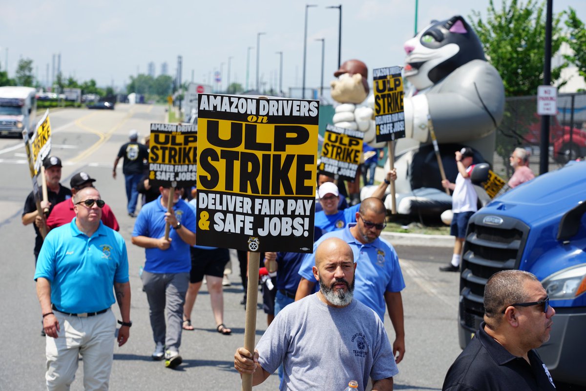Amazon Teamsters tweet media