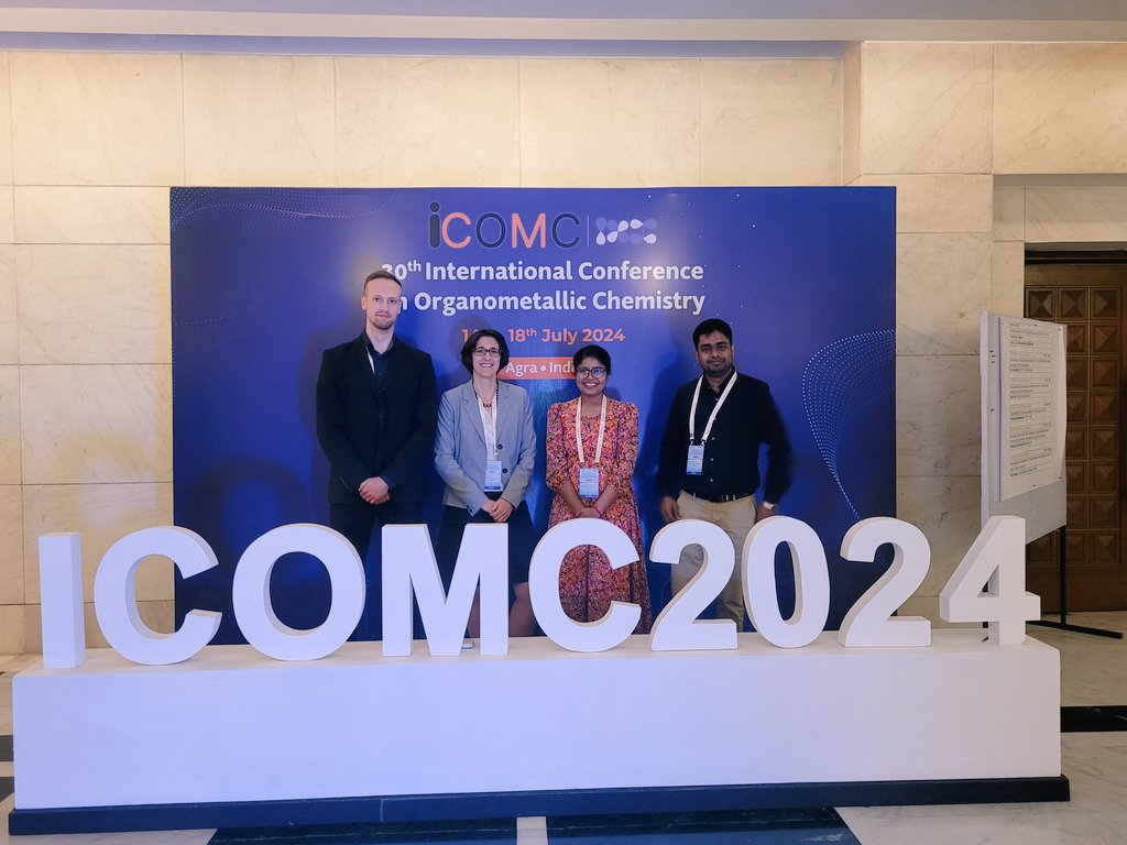 Having great time at <a href="/Icomc2024/">ICOMC 2024</a> with the team  <a href="/ViktoriaGessner/">Viktoria Gessner (The Gessner Group)</a> group in agra 

#conference  #Agra #chemistry