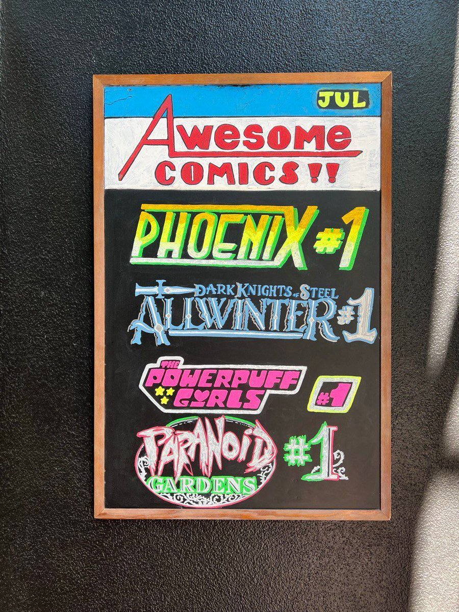 Start your Wednesday off the right way - the #NewComicBookDay way! We've got the new Phoenix mini-series by Stephanie Phillips, Tom Taylor's latest Dark Knights of Steel book - Allwinter, a Powerpuff Girls series by Dynamite, and Gerard Way's newest work - Paranoid Gardens.
