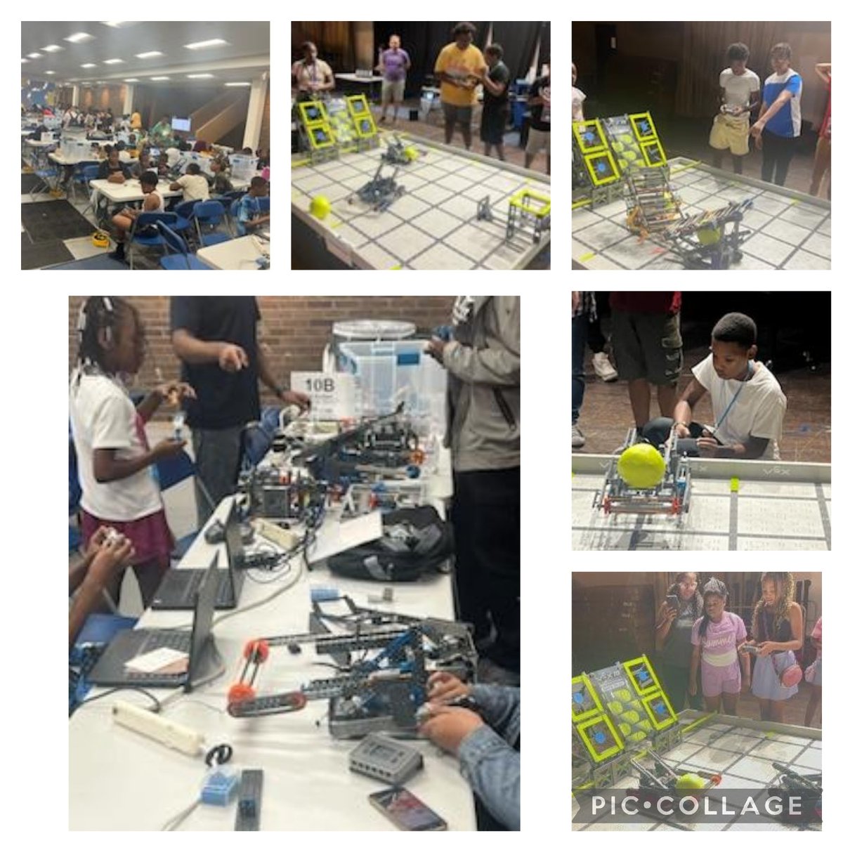Today, 19 of our schools competed in a mid-summer robotics tournament.  Competition was fierce!