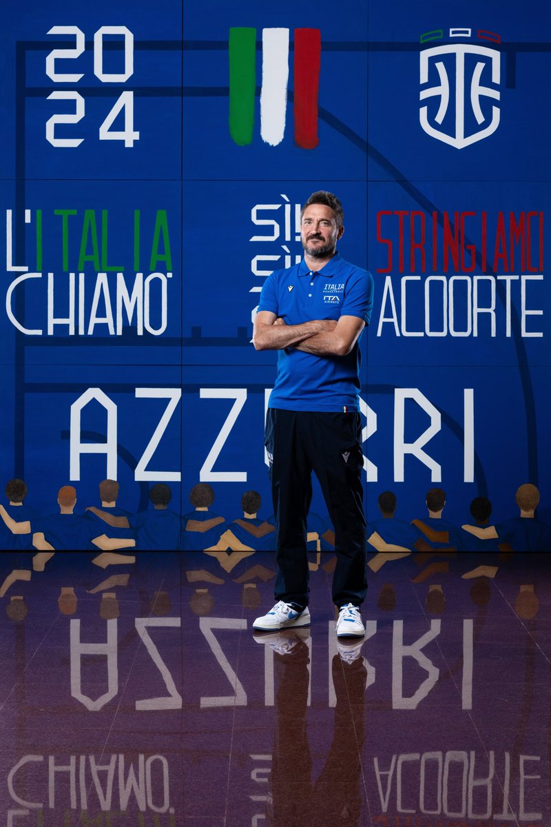 Italbasket's tweet photo. 𝗣𝗢𝗭 2️⃣0️⃣2️⃣5️⃣

Gianmarco Pozzecco sarà il Commissario Tecnico della Nazionale Senior maschile anche per l’anno 2025.

#Italbasket https://t.co/tppWPvqpp0