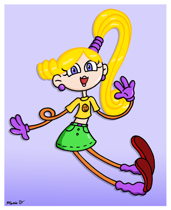 Marylikesstuff's tweet image. This week's doll is the mix and matchable #BettySpaghetty.👌