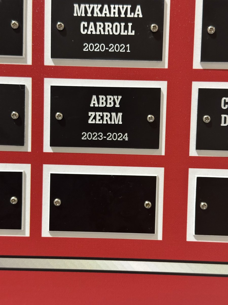 Congratulations to Abby Zerm for being named the Archer Tigers Female Athlete of the Year! Way to go!