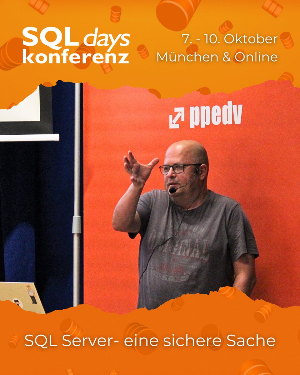 tkansy's tweet image. Grade reingekommen- es geht nach #Muenchen / #Erdingen zur #SQLdays
Was ich damaös wohl grade über @SQLServer erzäht habe?