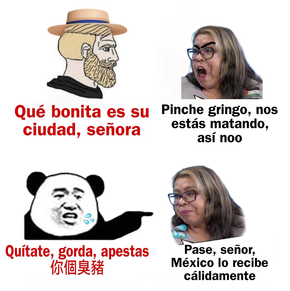 NOdebeHacerse's tweet image. Así la retorcida lógica del mexicanito común