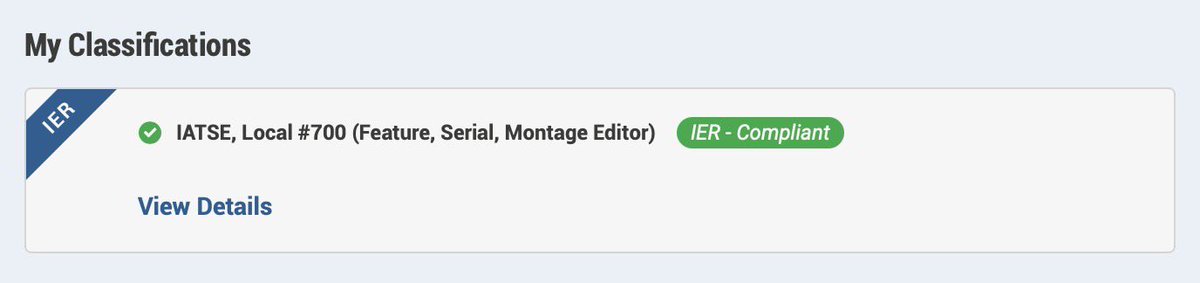 EricWon's tweet photo. Iβm happy to say that Iβm finally on the @IATSE Local 700 Roster as an Editor. For years I neglected to join for all the hassles/work required but Iβm glad I finally pulled the trigger. Hopefully I can join @MPEG700 soon! π #grateful #editor #local700 #Motionpictureeditorsguild https://t.co/hRdshmr3We