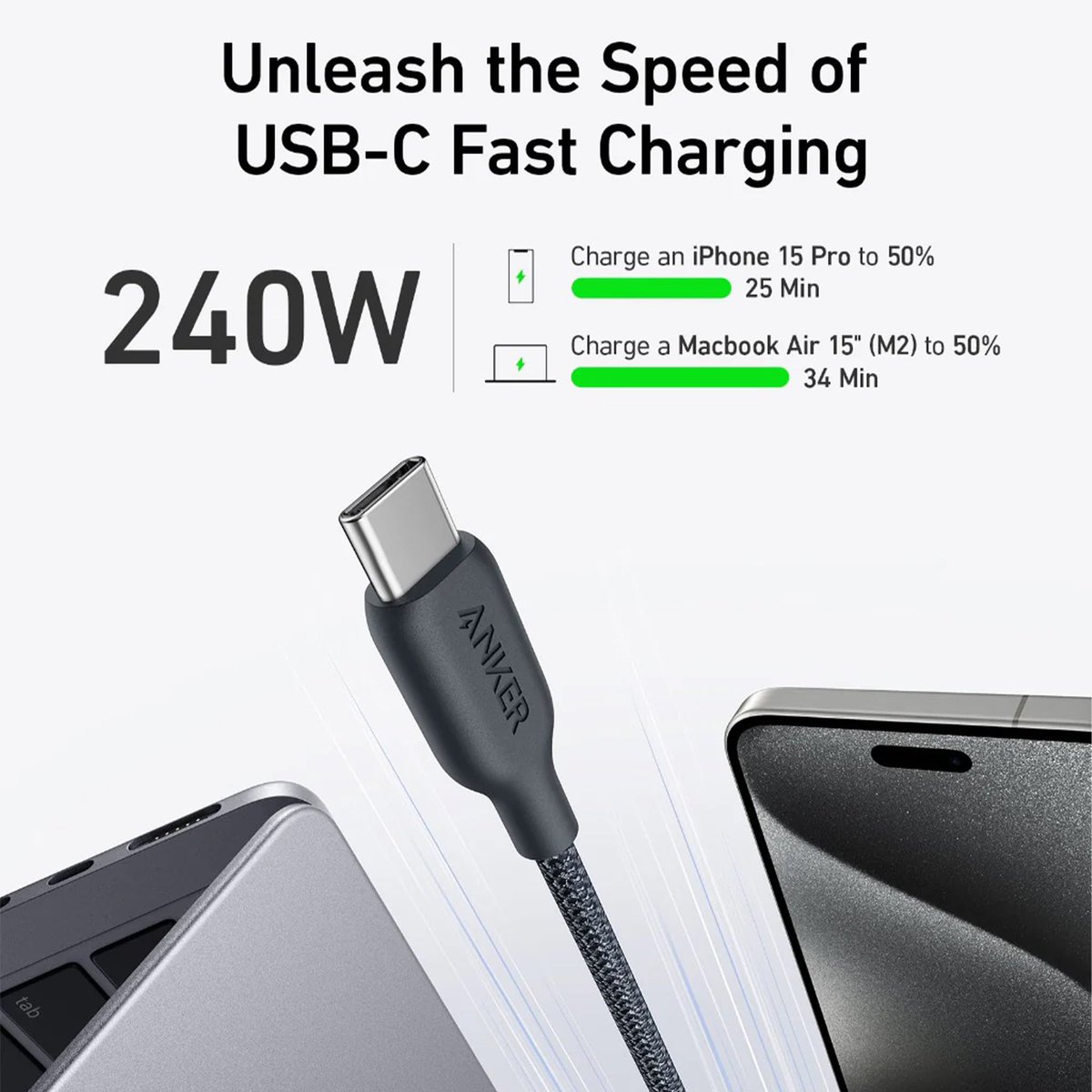 casestody's tweet image. Anker USB-C to USB-C / Type -C to Type-C Cable 6ft – Black

limited stock
Call DM Order Price = 300 Ghc
Website/Store discount = 250 Gh
Casestody.com
Casestody on google map
For all USB-C devices 
Apple MFI certified 

#originaliphonecable #iphonecable