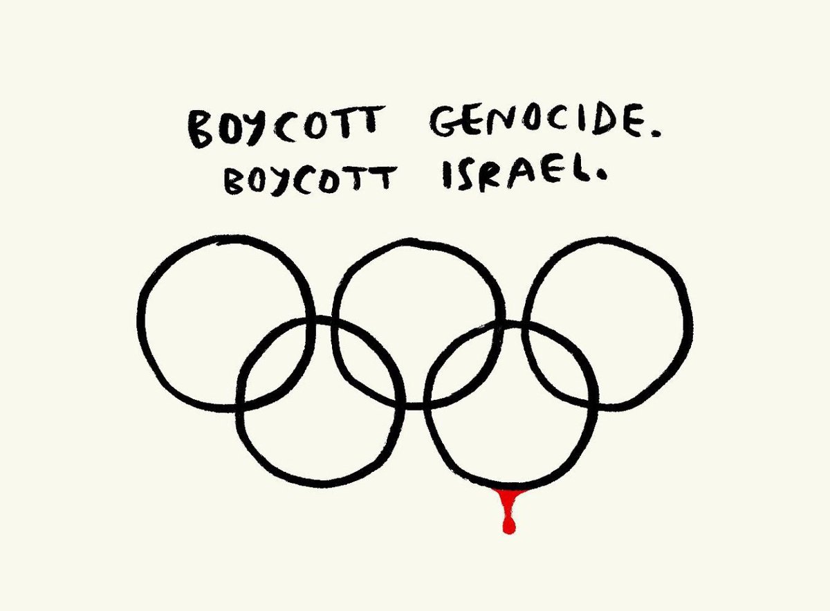 The Paris <a href="/Olympics/">The Olympic Games</a> will allow the flag of Israel to be flown while its leaders have arrest warrants for genocide.

This is no different from flying the Nazi flag after the Holocaust was widely known.