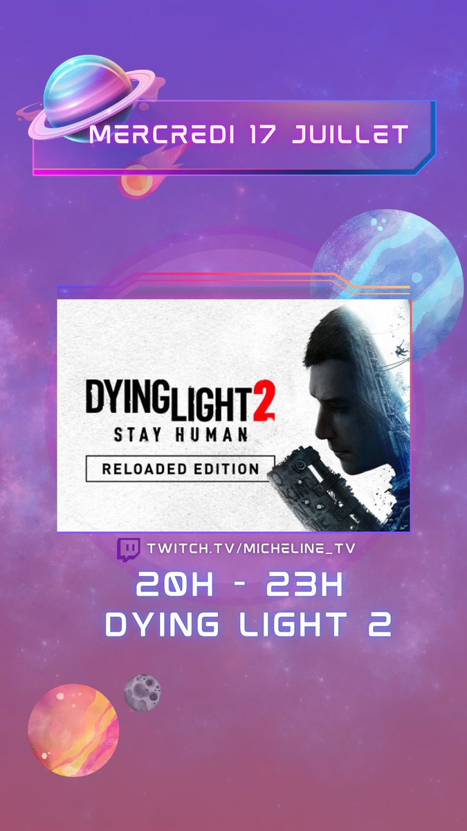 📢 DÉBUT DU STREAM 🔴

✅  twitch.tv/micheline_tv