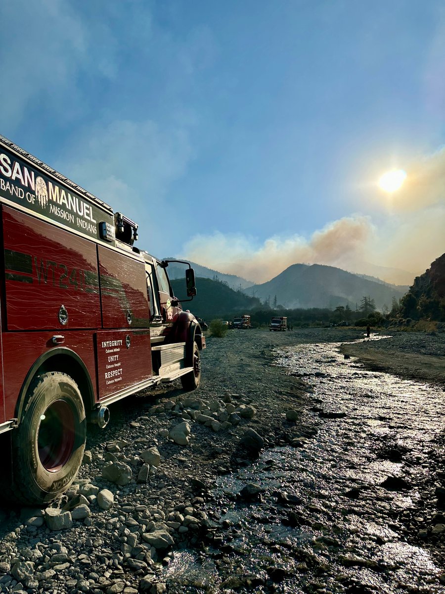 SMFD and firefighters in the Cucamonga Wilderness continued mop-up operations and expanded containment lines, yesterday. We remained focused on suppression repair activities and remain vigilant as containment reaches 67%. #Vistafire #Sanmanuelfire