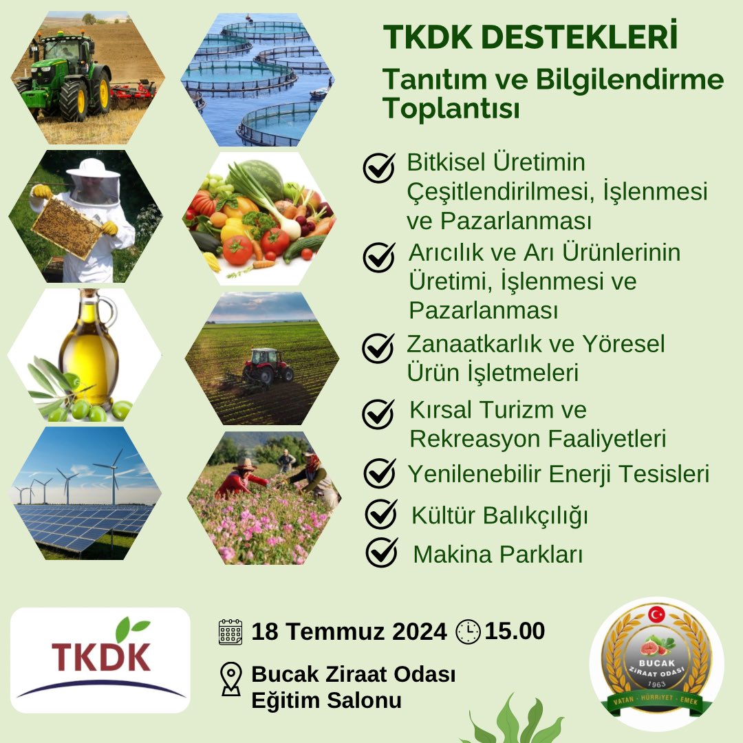 BucakZiraatOdas's tweet image. #TKDK #destekleme
