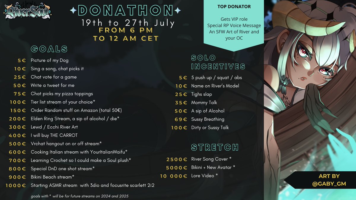 I can't believe it is gonna be this Friday ! I am excited to be with you on this Donathon !

Join me and I'll take you to the other side of the River Styx

#donathon #vtubers