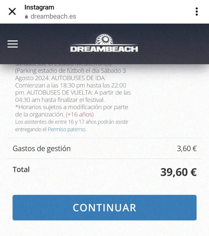 Toni_baret's tweet photo. @DreambeachFest Os habeis quedado en la gloria con los autobuses y con todo en general, menudo atraco!! Cobrais 40€ y encima les poneis horarios que cortan a las 22:00 esto es vergonzoso. 8 años llevo yendo, no pienso repetir! Y como yo hay mucha gente, la habeis cagado! https://t.co/ivmoi1UXMW