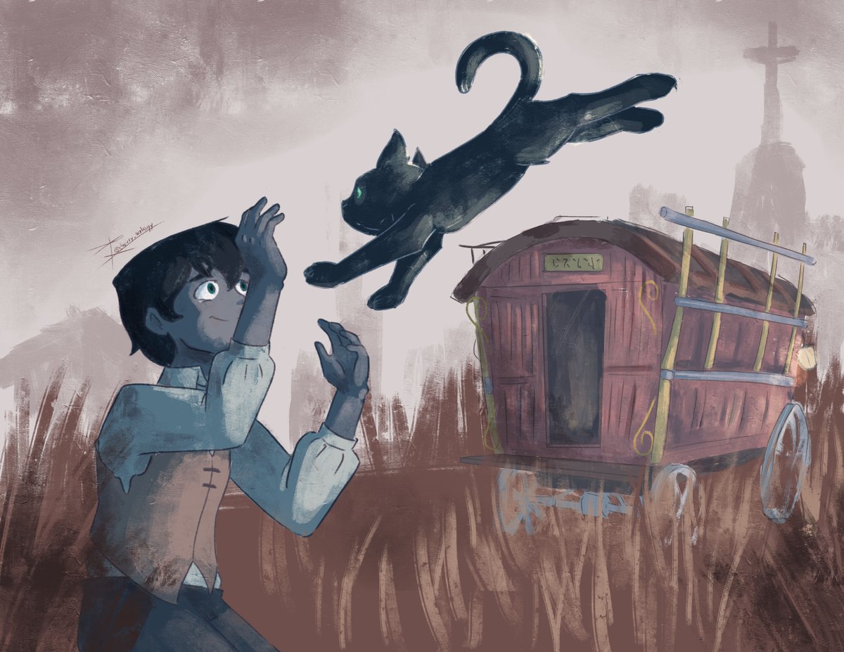 sakhui_'s tweet photo. Solo pasaba a compartir mi serie de ilustraciones de #Lovecraft, 'Los gatos de Ulthar' || Just wanted to share my illustration series of Lovecraft, 'The Ulthar Cats'
#Horror #digitalart #Cats https://t.co/7PnRw9mgRG