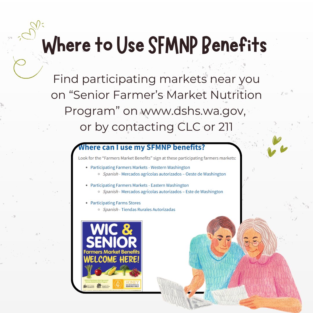 CrisisCXNs's tweet image. Did you apply and receive your card for SFMNP? Learn more about SFMNP and how you can use your benefits! 

#BasicFood #SFMNP #CommunityLivingConnections #FoodResources (1/2)
