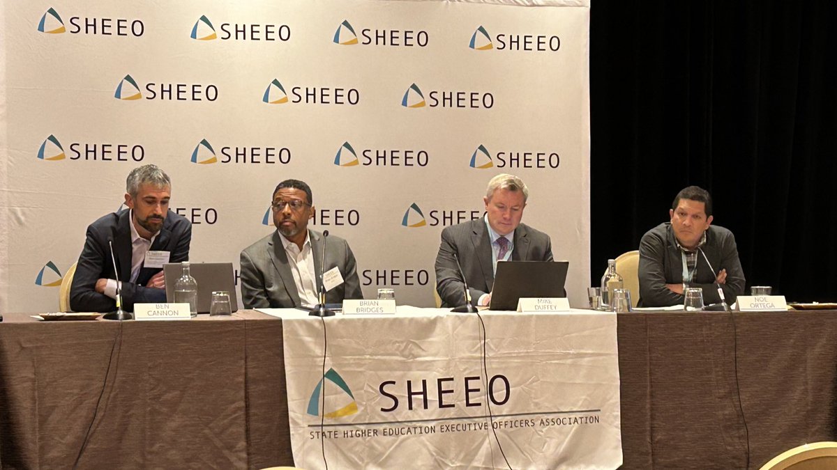 SHEEO (@sheeoed) on Twitter photo With a notable rise in campus closures, SHEEOs are hearing some of their colleagues share about state approaches to institutional financial monitoring in an age of volatility. <a href="/OregonHECC/">OregonHECC</a> <a href="/NJHigherEd/">NJ Office of the Secretary of Higher Education</a> <a href="/MassDHE/">MA Dept of Higher Ed</a> <a href="/OhioHigherEd/">Ohio Higher Ed</a> With a notable rise in campus closures, SHEEOs are hearing some of their colleagues share about state approaches to institutional financial monitoring in an age of volatility. <a href="/OregonHECC/">OregonHECC</a> <a href="/NJHigherEd/">NJ Office of the Secretary of Higher Education</a> <a href="/MassDHE/">MA Dept of Higher Ed</a> <a href="/OhioHigherEd/">Ohio Higher Ed</a>