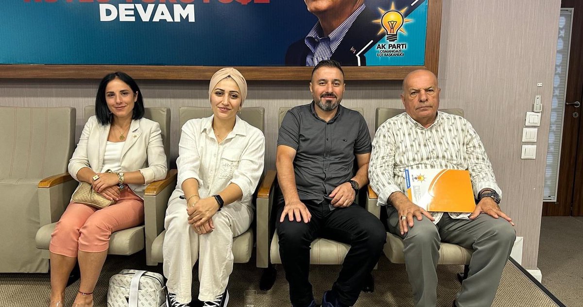 akpartiosmangaz's tweet photo. 📍AK Parti Osmangazi İlçe Başkanlığı 
İlçe Başkanımız Adnan Kurtuluş başkanlığında Haftalık olağan Yönetim Kurulu toplantımızı gerçekleştirdik. 

Alınan kararların hayırlara vesile olmasını diliyoruz. https://t.co/zp3UovBHpx